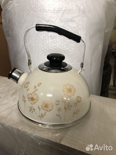 Чайник эмалированный новый