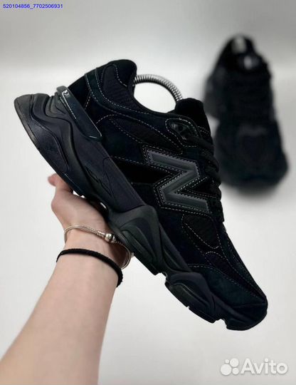 Мужские Кроссовки New Balance 9060 Black (Арт.7223