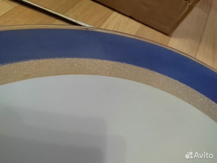 Плафон огромный белый стеклянный 50 см новый