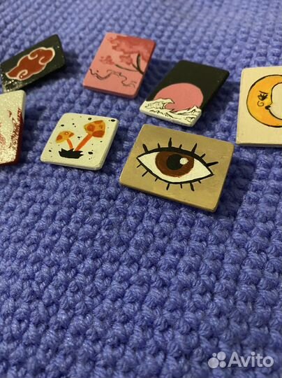 Деревянные значки / пины (аниме)