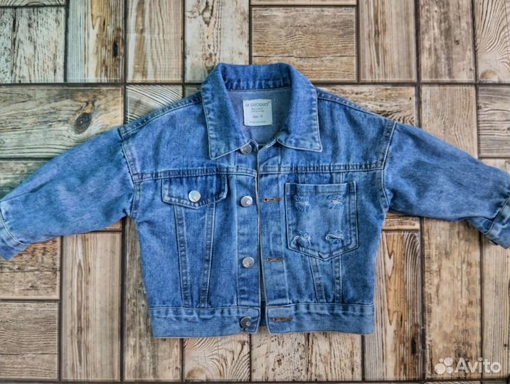 Джинсовая куртка для девочки 92