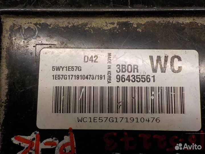 Блок управления двигателем Chevrolet Aveo (T250)