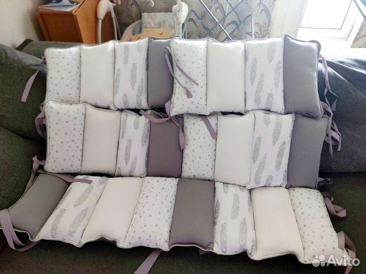 Бортики в детскую кроватку