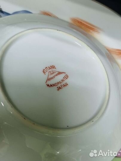 Чайный сервиз Мельница на озере, Hand painie