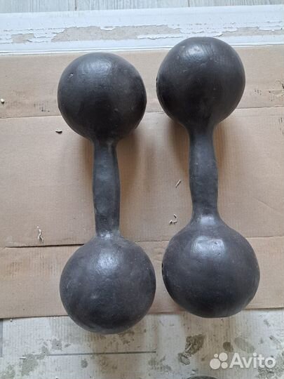 Гантели советские чугунные 5 кг