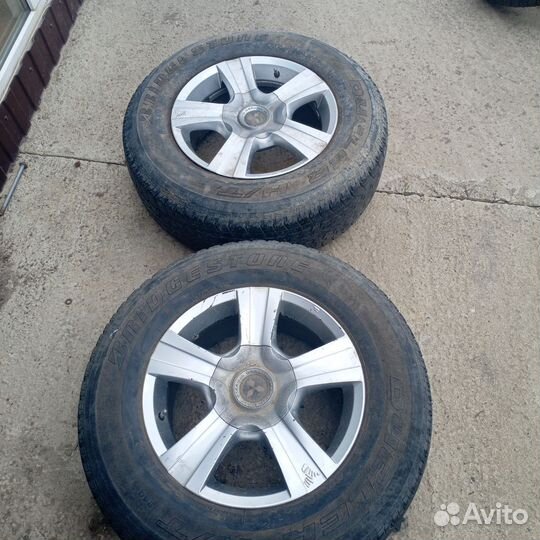 Диски литые с резиной R17 Митсубиси Паджеро 4