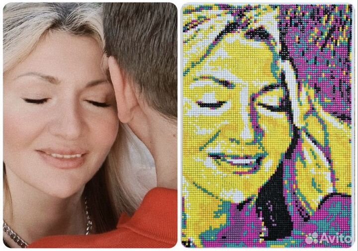 Картина алмазная мозаика по фото