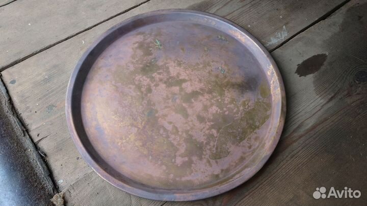 Медный поднос