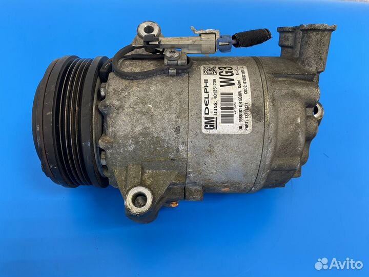 Компрессор кондиционера Opel Astra H z16xer z18xer