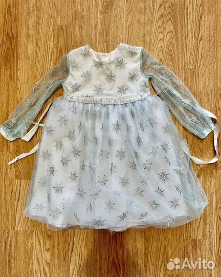 Платье снежинки 104