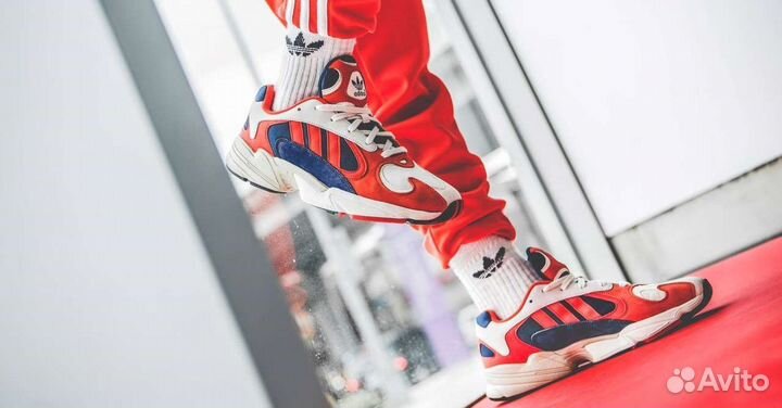 Кроссовки Adidas Yung 1 Red White 2003