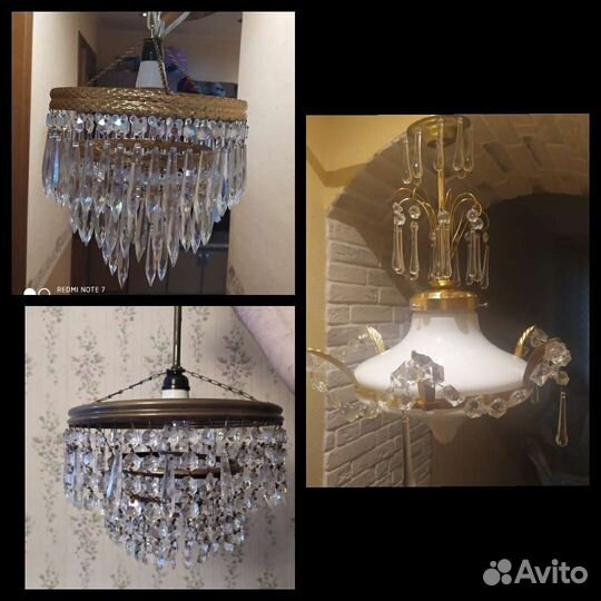 Хрустальная люстра СССР