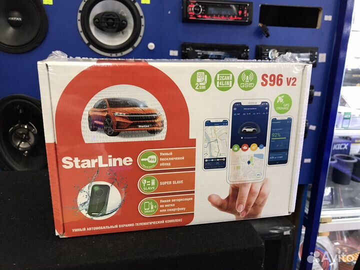 Starline E96 v2 BT 2can+4lin 2sim GSM-GPS
