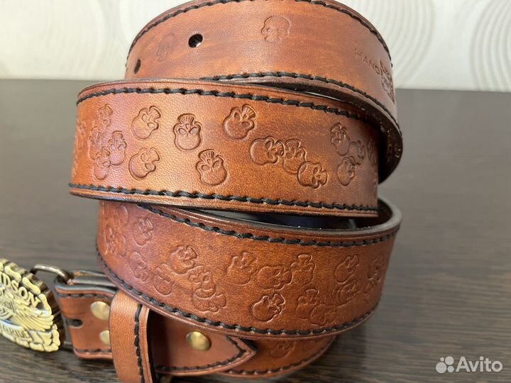 Ремень ручной работы Harley Davidson