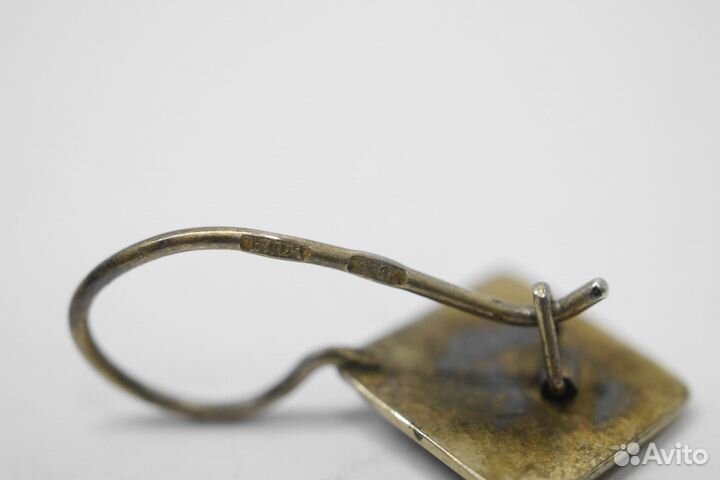 Винтажные серьги, Кубачи, СССР, 875пр