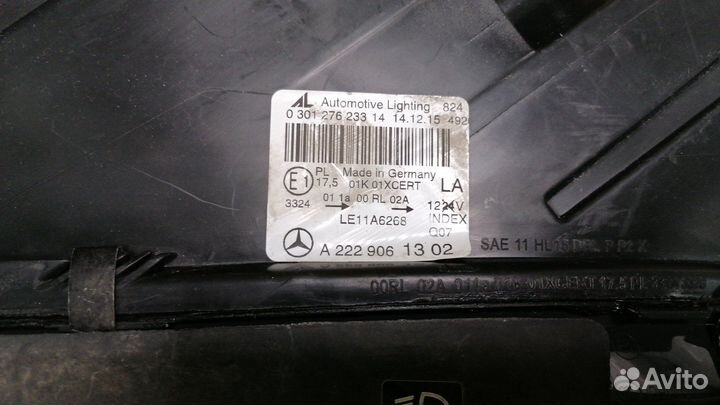 Фара левая W222 S-klass A2229061302