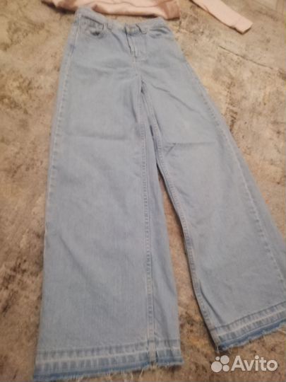 Джинсы и кофта на 146-152