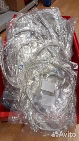 Патчкорд RJ-45, кат. 5е, 1 м., серый