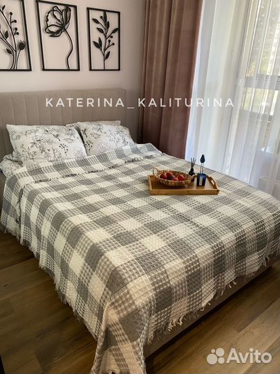 Плед покрывало сканди 200х220см. Россия