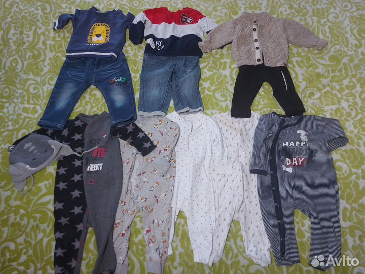 Детская одежда для мальчиков 74 80 пакетом