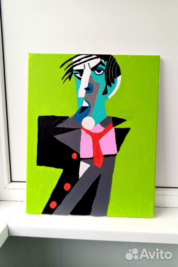 Картина акрилом на холсте