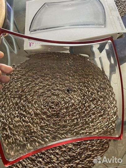 Тарелка стекло немецкая новая