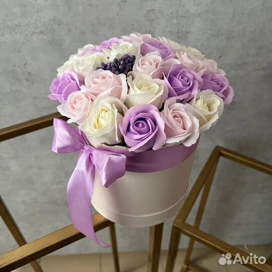 Букет цветов из мыла