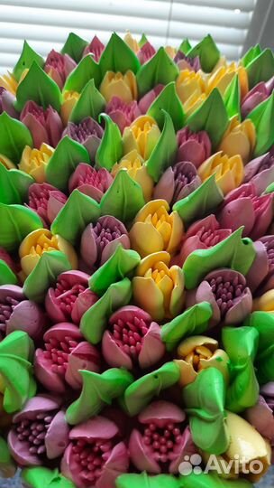 Зефирные тюльпаны