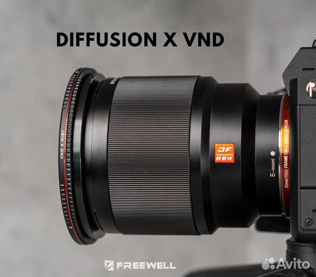 Светофильтр Freewell Hard Stop Variable ND 6-9 Stop 77 mm