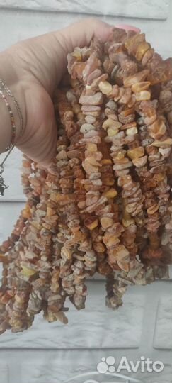 Бусы янтарные для Андрея