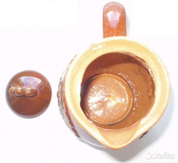 Большой кувшин с крышкой. Керамика. Кунгур, зхи