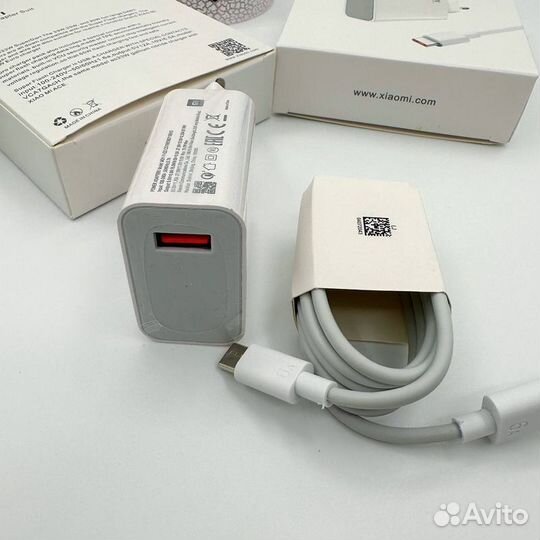 Комплект быстрой зарядки Xaomi 33W (блок + кабель)