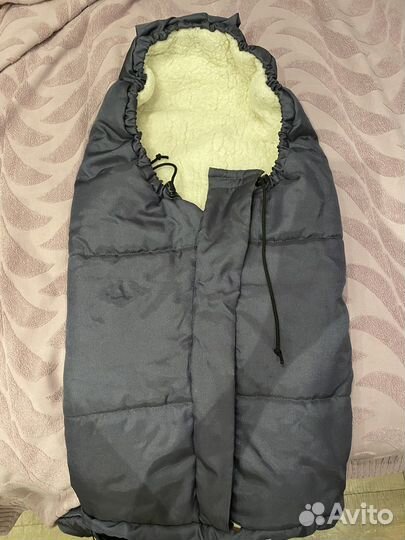 Зимний конверт в коляску до 3 лет