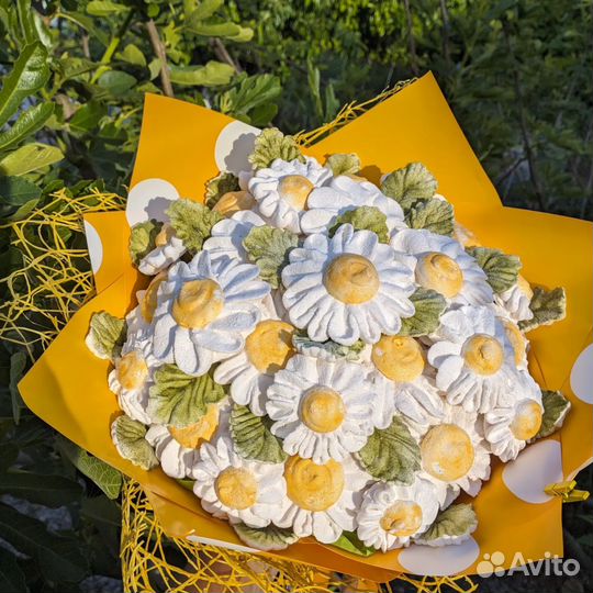 Букеты из зефира