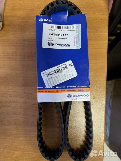 Ремень грм 96417177 daewoo