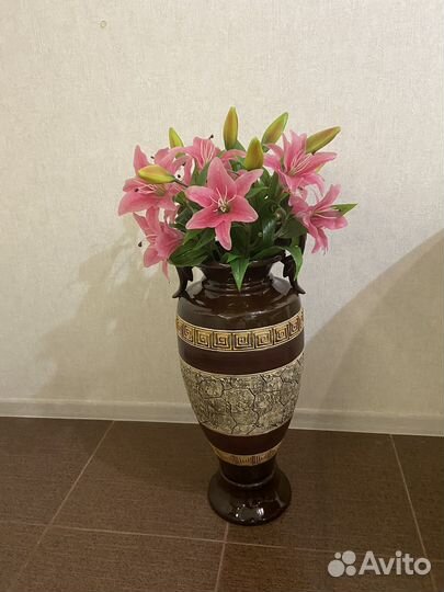 Искусственные цветы бу