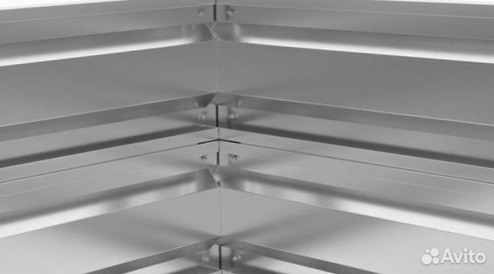 Грядки оцинкованные полимерные