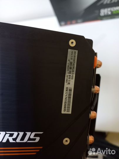 Видеокарта GTX 1080 Ti 11gb Aorus