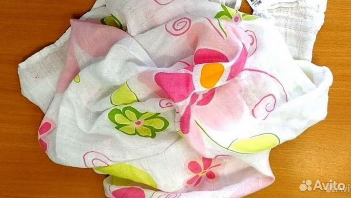 Пелёнки муслиновые 120/120, новые