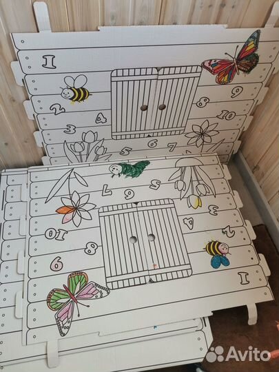 Картонный домик раскраска