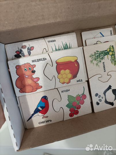 Пакет развивающих игрушек сортеры, пазлы