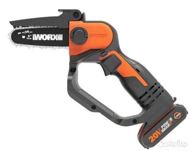 Пила цепная компактная Worx WG324E 20V аккумулятор