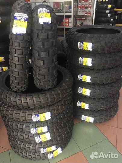 Моторезина 130 80 17 Michelin Anakee Wild