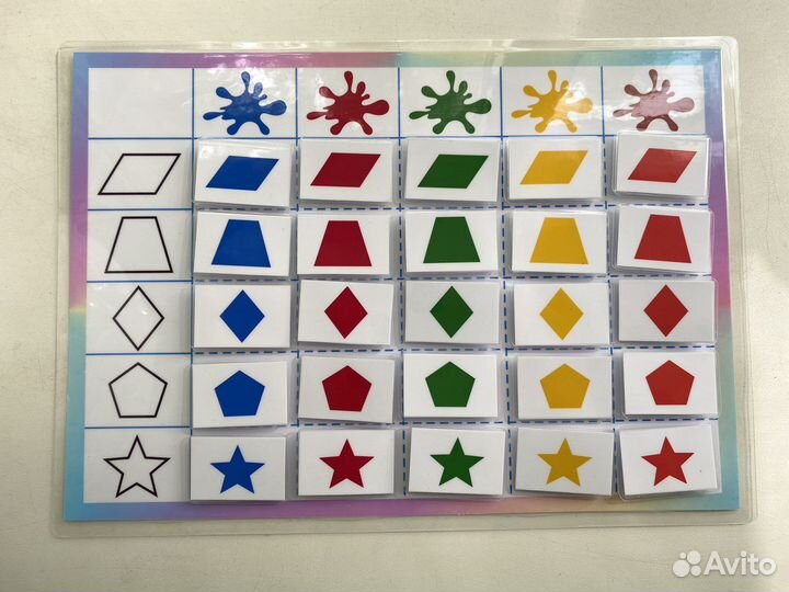 Обучающая игра на липучках 