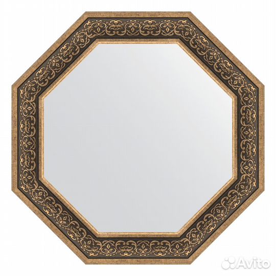 Зеркало настенное Octagon evoform в багетной раме