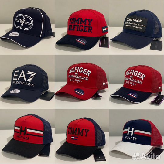 Бейсболка кепка разных брендов (premium)