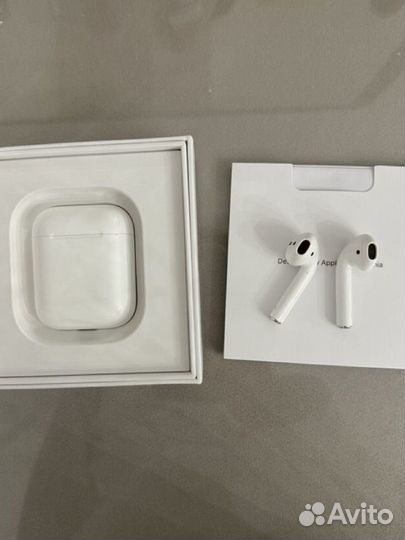 Беспроводные наушники airpods 2 luxe