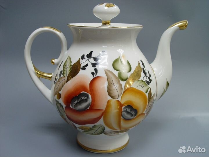 Большой доливной чайник. Ленинград. СССР