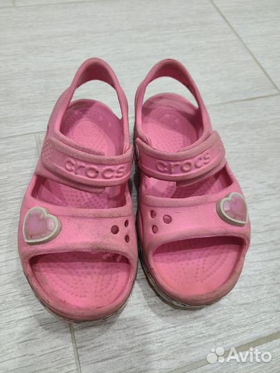Crocs c 9 босоножки на девочку 25