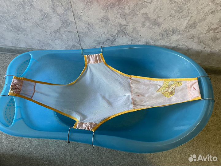 Ванночка анатомическая детская+Гамак